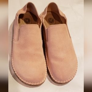Birkenstock suede slip ons